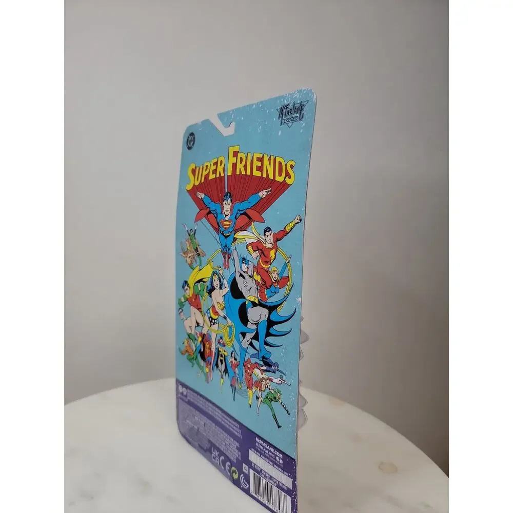 MCFARLANE DC RETRO SUPER FRIENDS EVIL AQUAMAN RED PLATINUM EDITION on Card